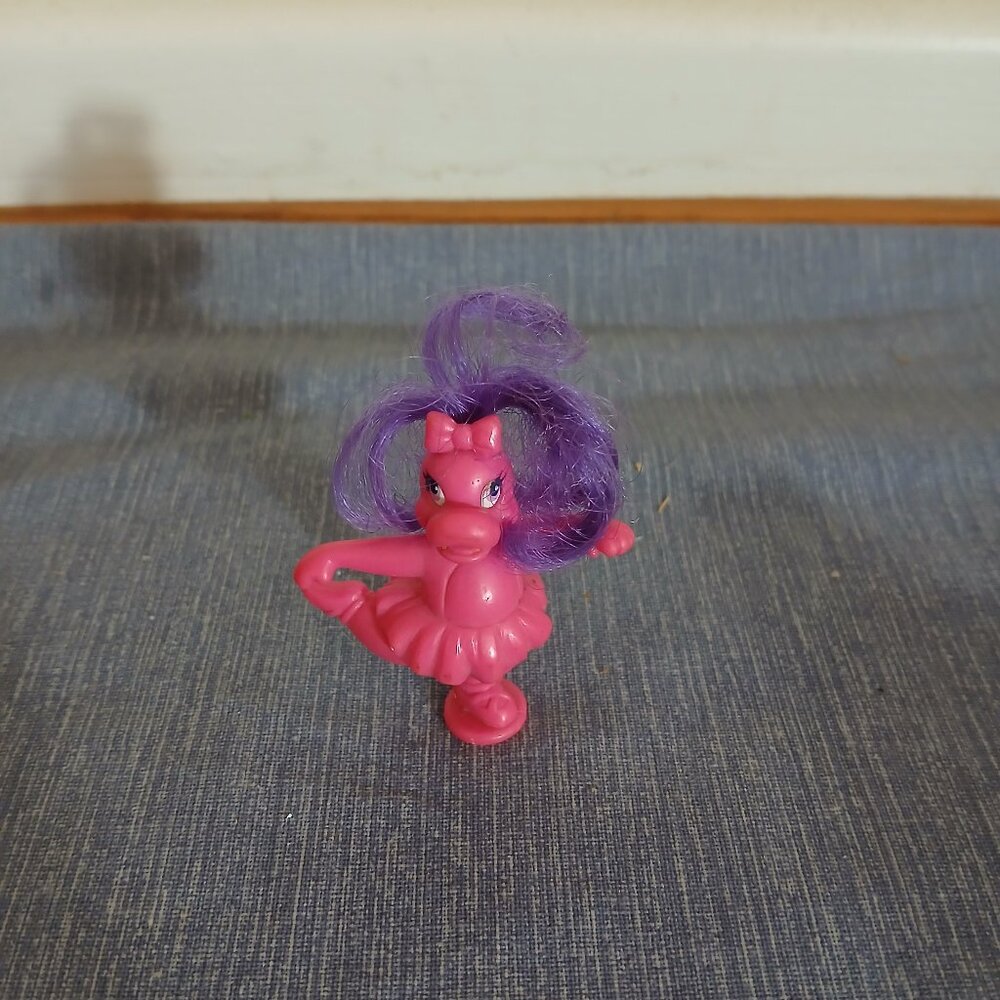 Meritus Darling Pink Ballerina Dinos figure doll purple hair Vintage 1992